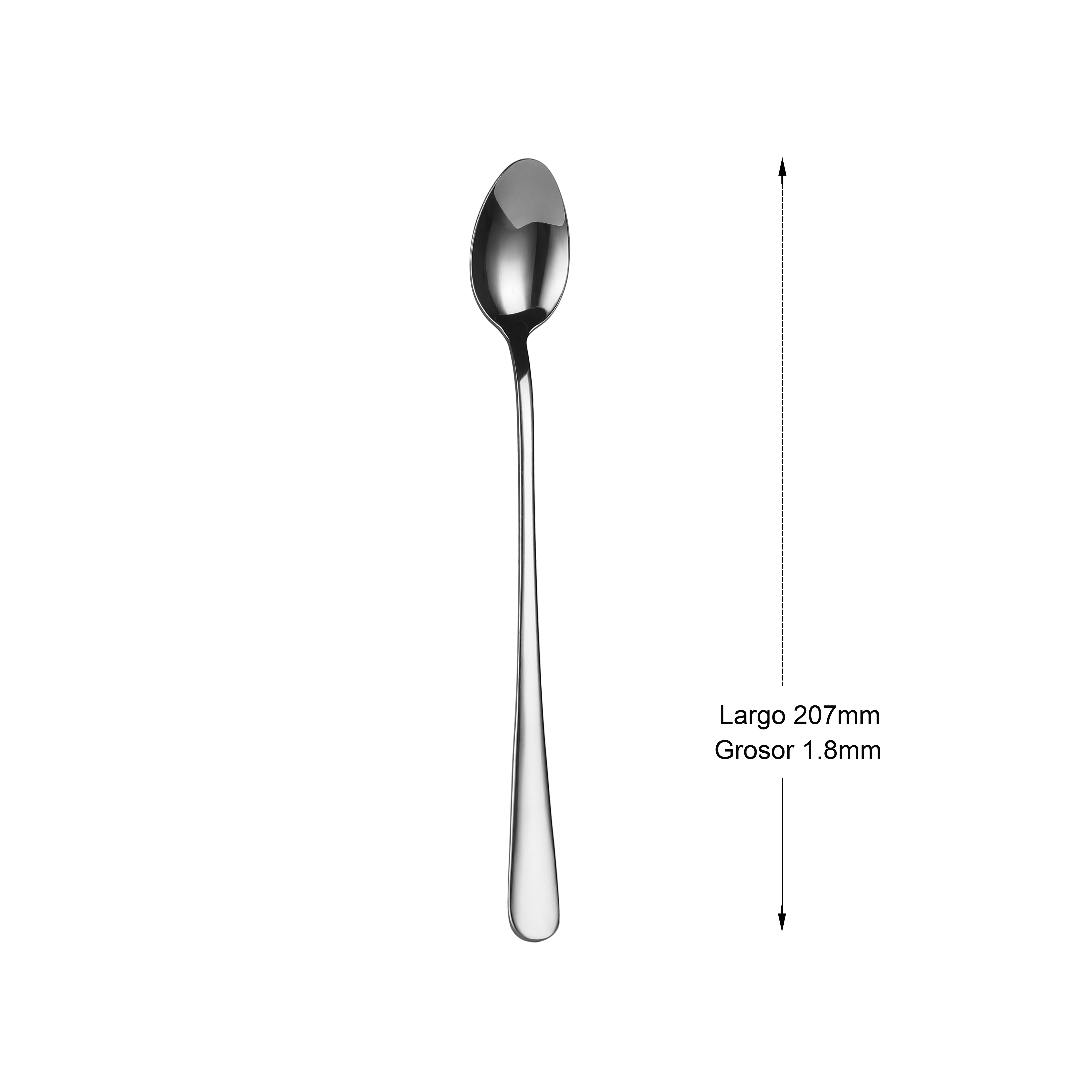 Mr.Spoon Cubiertos Individuales Acero Inoxidable 18/0, Serie Liso ,Cuchara Salsera, Cuchara Helado, Cuchara Sopera, Cuchara Servicio, Pala Tarta, Cuchillo Mantequilla, Tenedor Pescado, Cubiertos Elegantes para Hogar y Restaurante