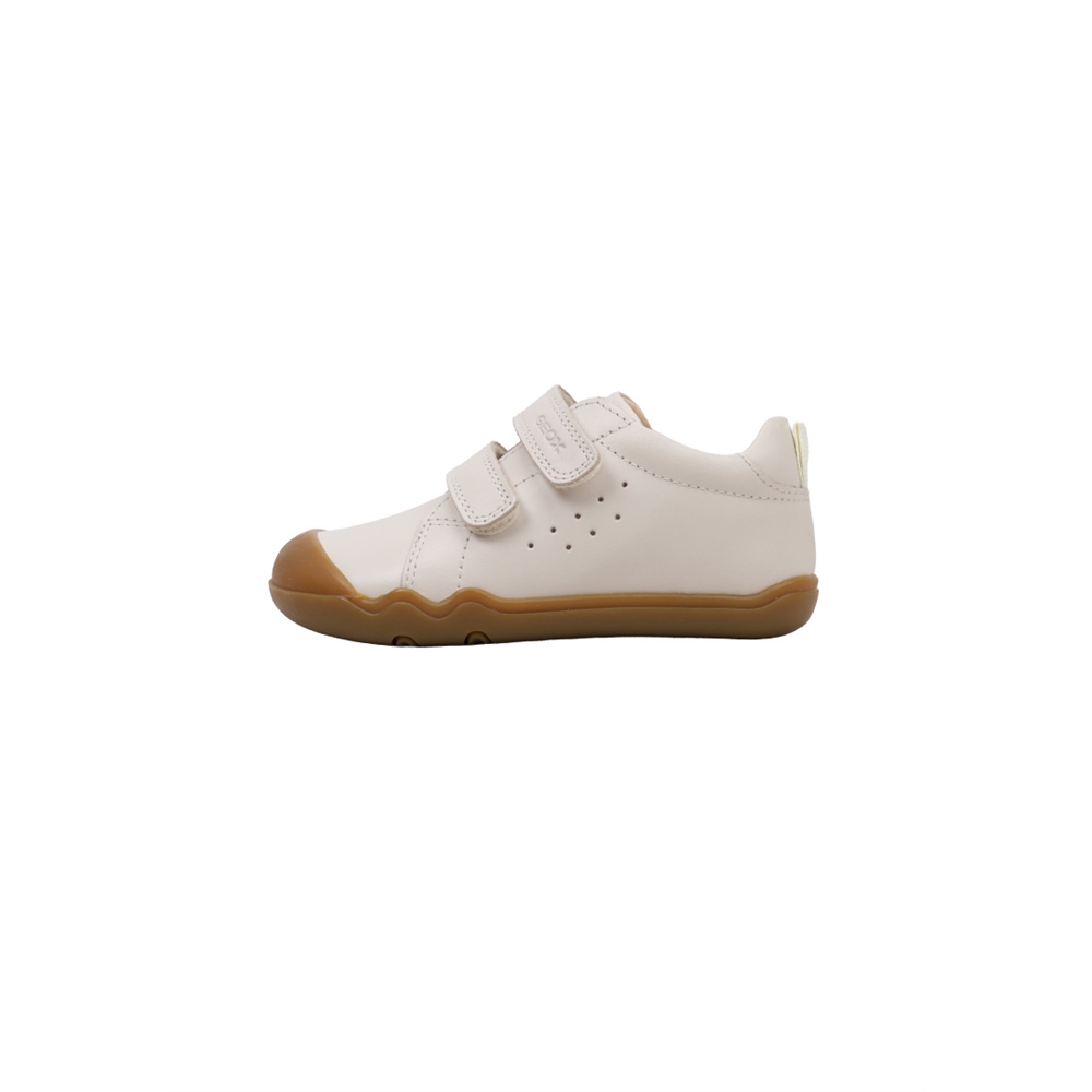 Geox B STEPPIEUP GIRL A Deportivas Con Velcro Bebé - niña (hasta la talla 30) Blanco