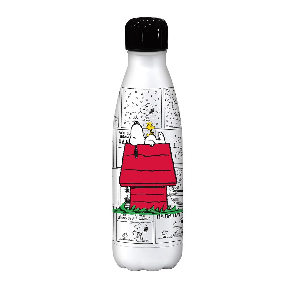 KIDS BOTELLA SWELL ACERO INOXIDABLE 500ML SNOOPY NAVIDAD 6x6x23 Cms.