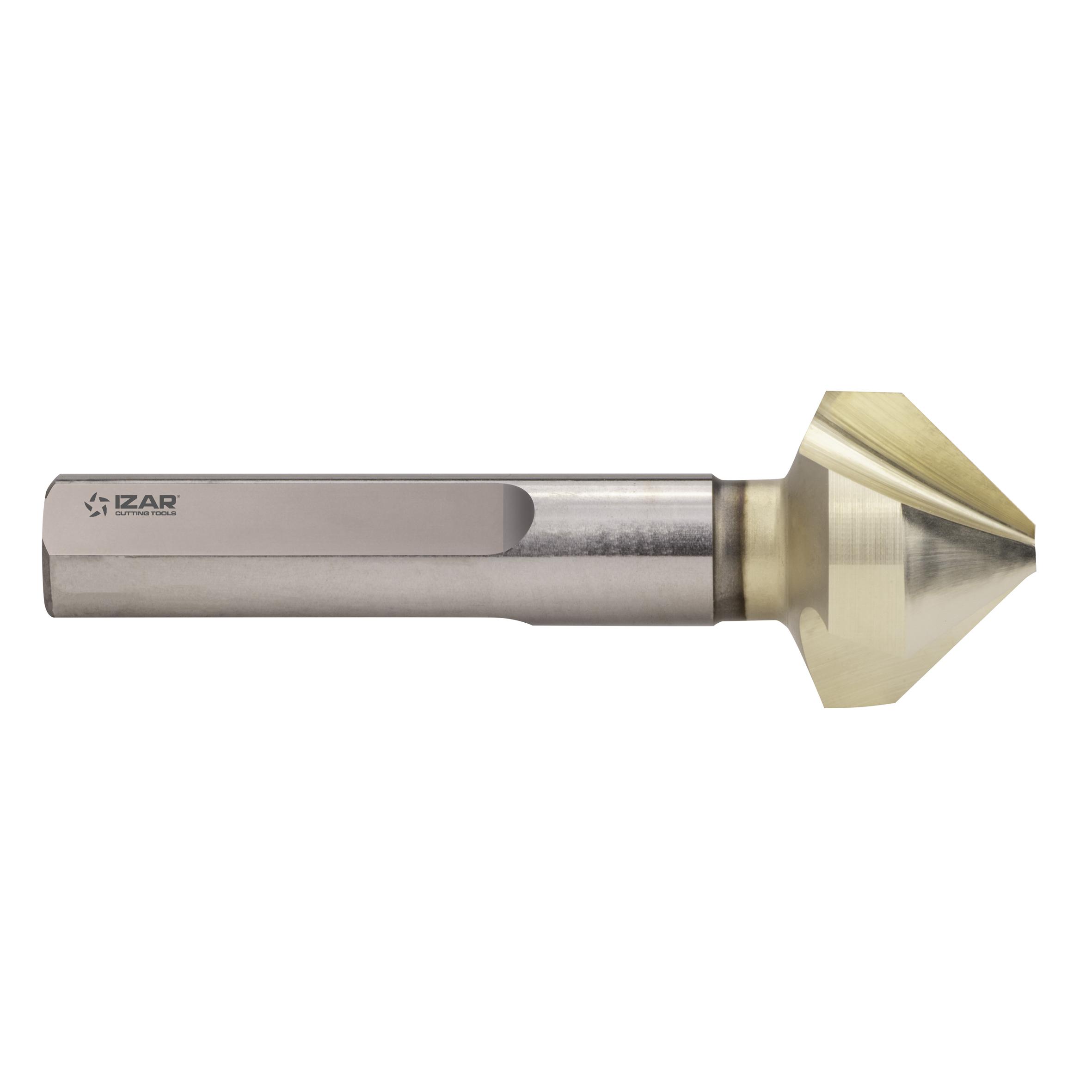 Avellanador IZAR HSS Co Din335C 90º Antivibración - 2574 - 28,00 mm 3P - Punta Zirkonio