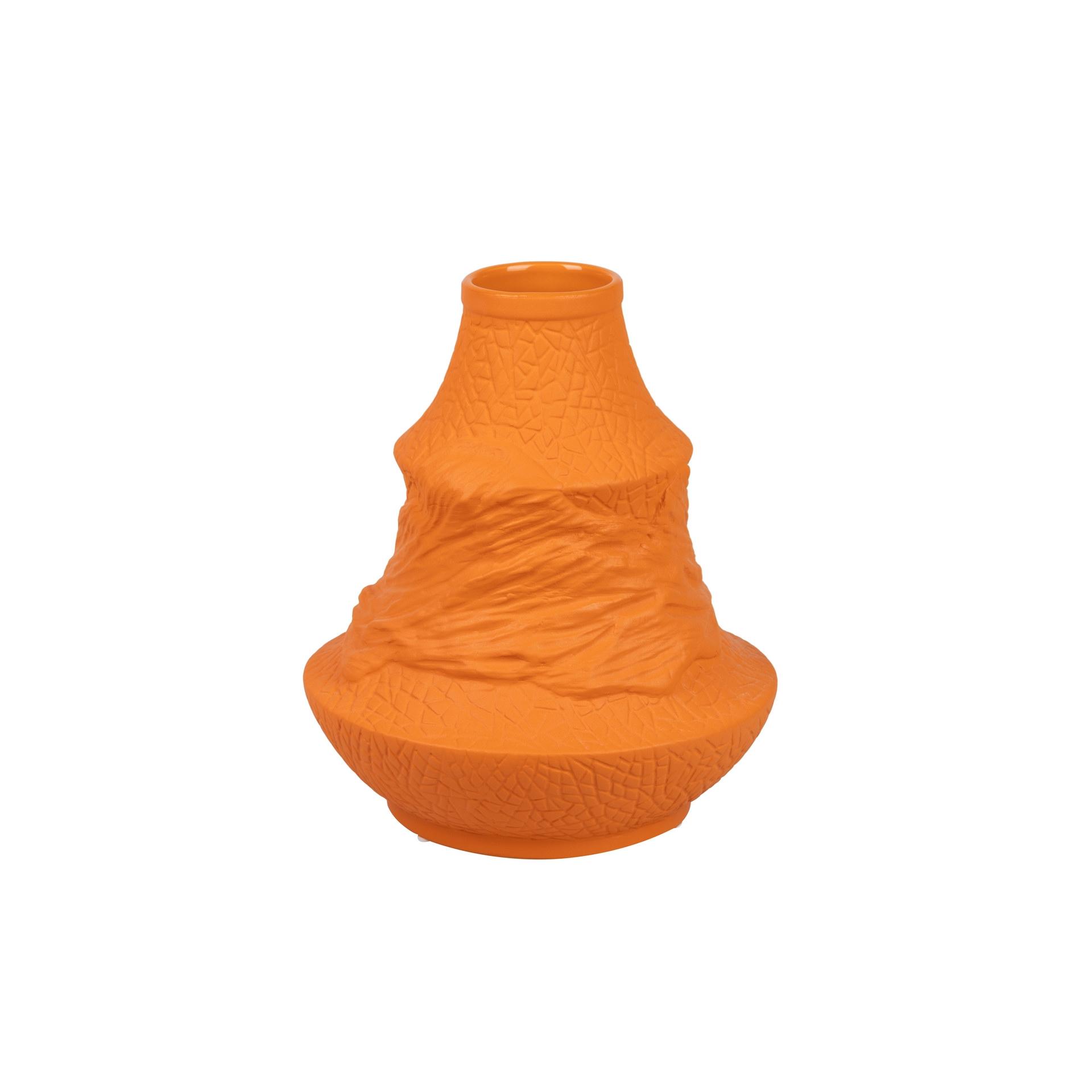 Jarron ceramica color arcilla paxos 21x7x25 cm , El mejor complemento para tu hogar.