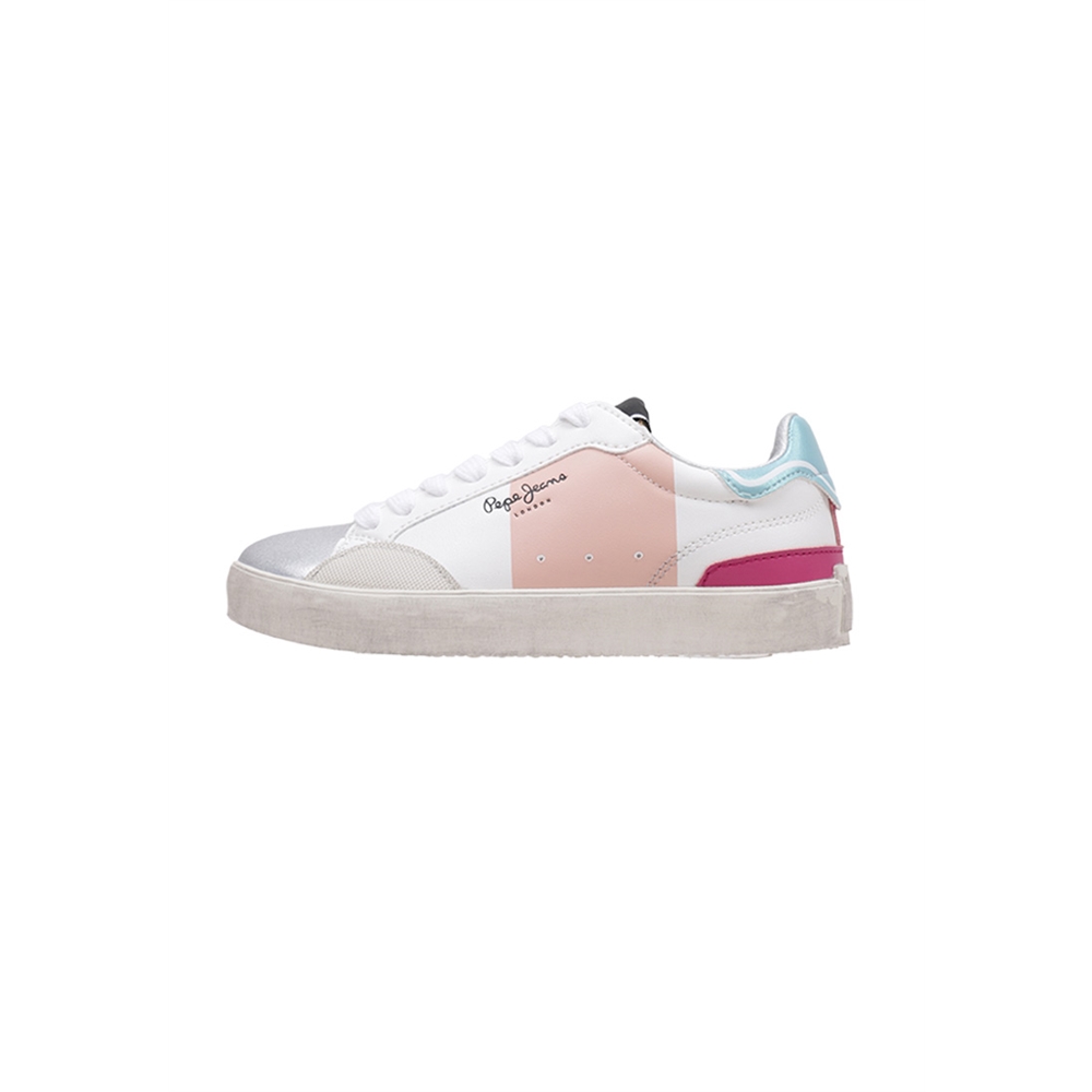 Pepe Jeans LANE BAND G Deportivas Planas Niña Plateado