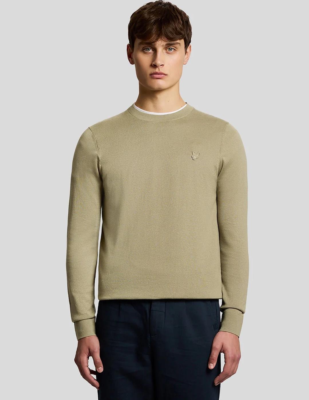 LYLE&SCOTT JERSEY BEIGE SUPERFINE