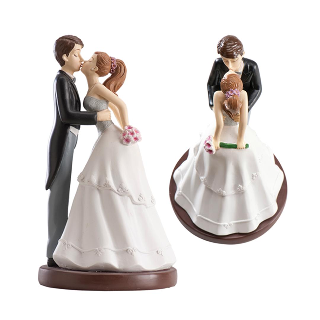 Disok Figura para Pastel Beso de Novios - Romántico