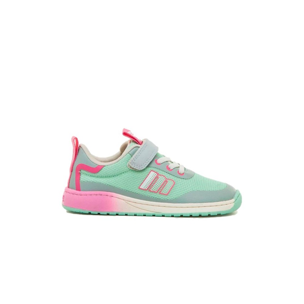 Mustang - Zapatillas sneakers Barefoot Mustang 49045 para niñas, diseño juvenil y color turquesa ideal para colegio y tiempo libre