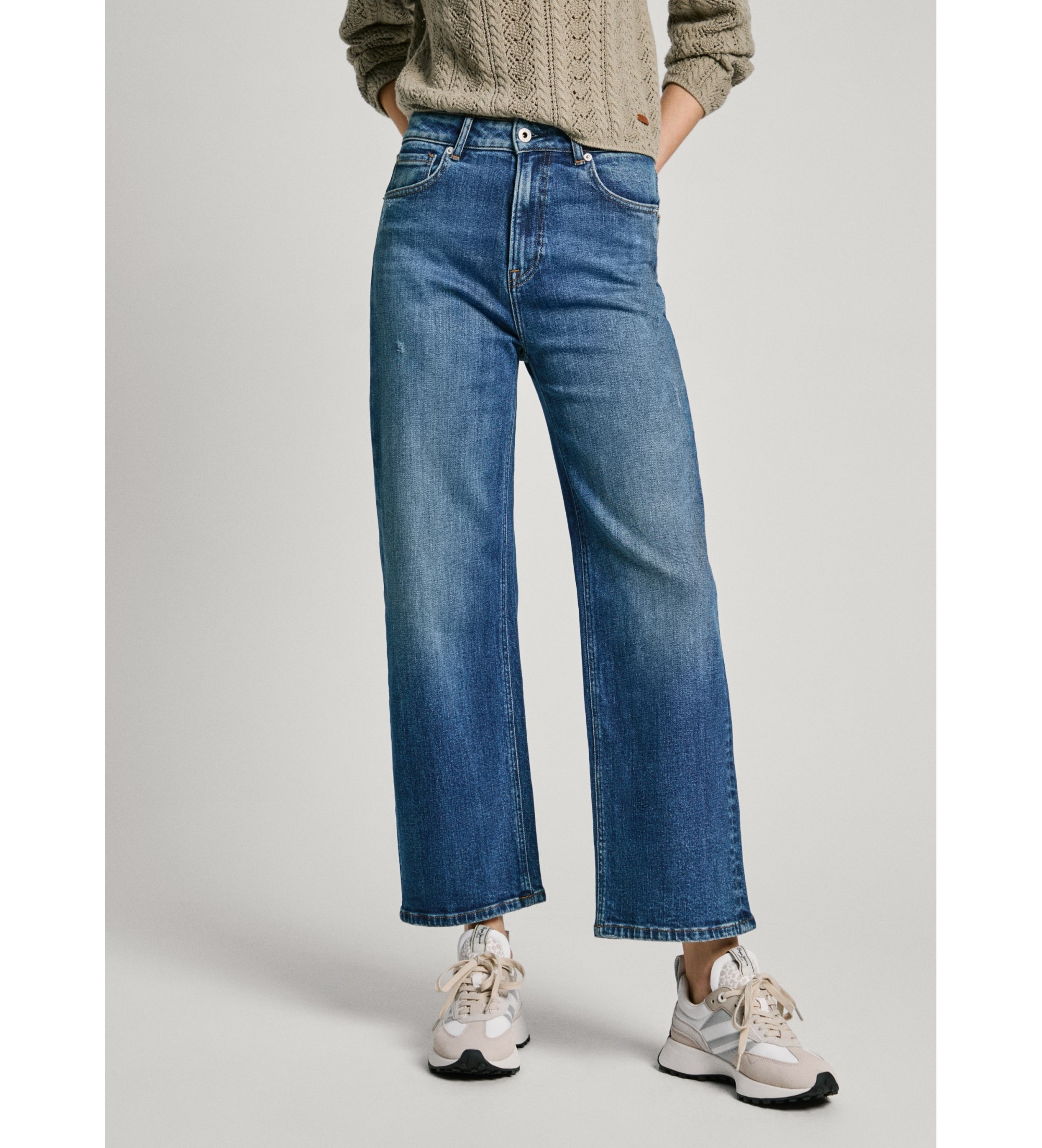 Pepe Jeans | Mujer | Jeans rectos Uhw azul