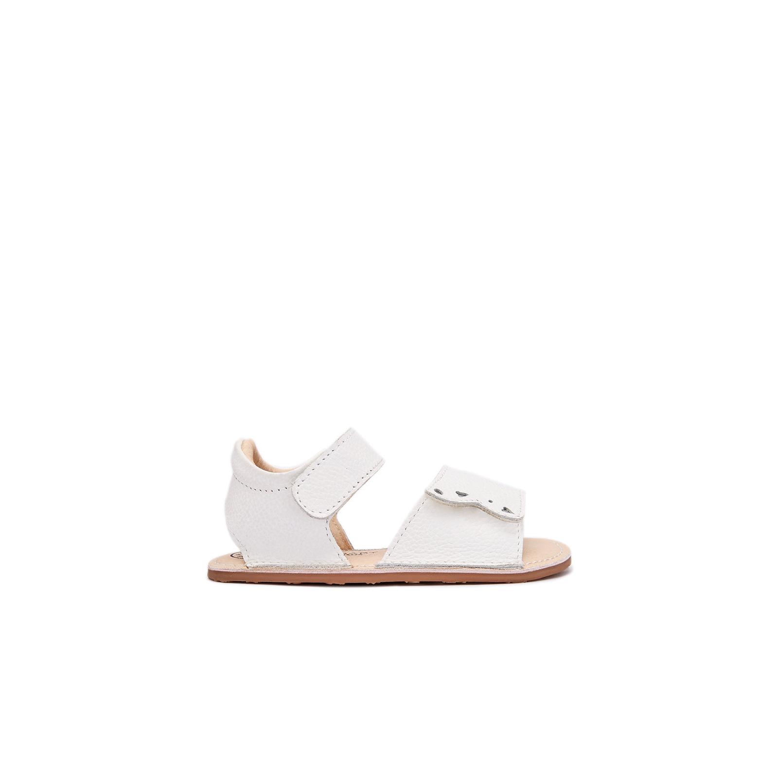 Conguitos - Sandalias Abiertas de Bebé Niña Respetuosas en Blanco para Niña