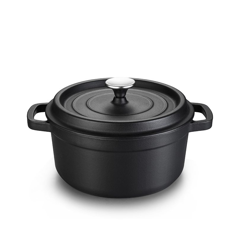MAXWORK Cocotte Ovalada Hierro Fundido Esmaltado Interior - Cacerola para Estofar y Guisar - Apta Inducción