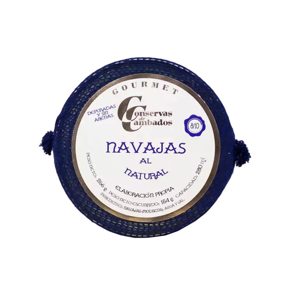 Navajas al Natural Cambados Gourmet 8/10 280ml  España  280 cl. º