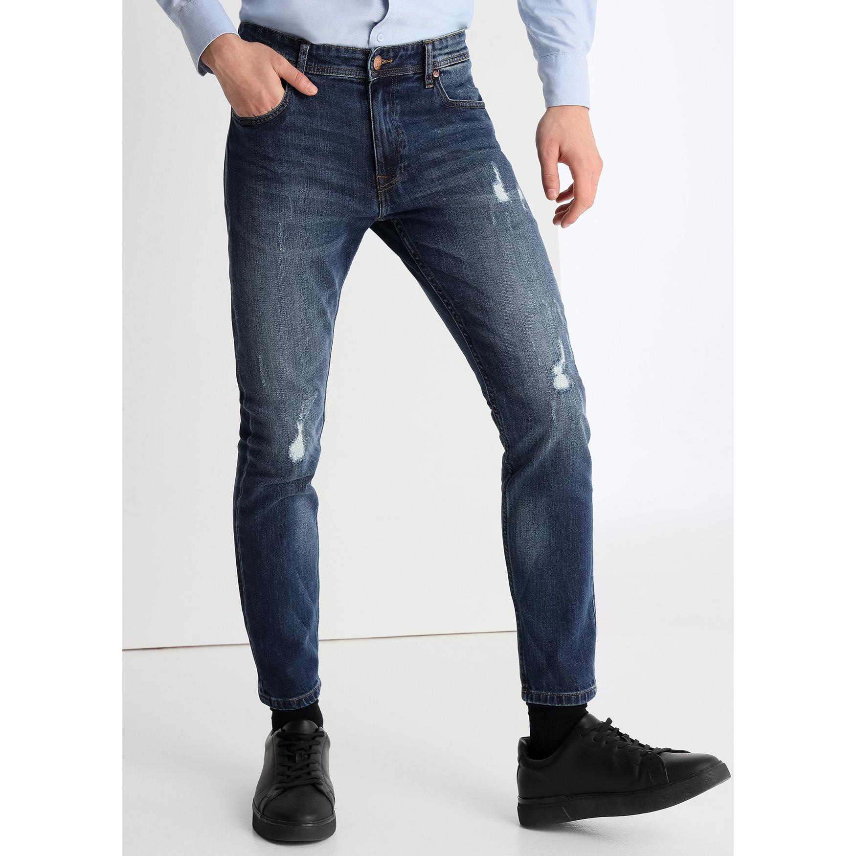 LOIS JEANS - Jeans lavado medio azul oscuro - Skinny fit - Tiro Medio  - Tallaje en Pulgadas- Tallaje en Pulgadas