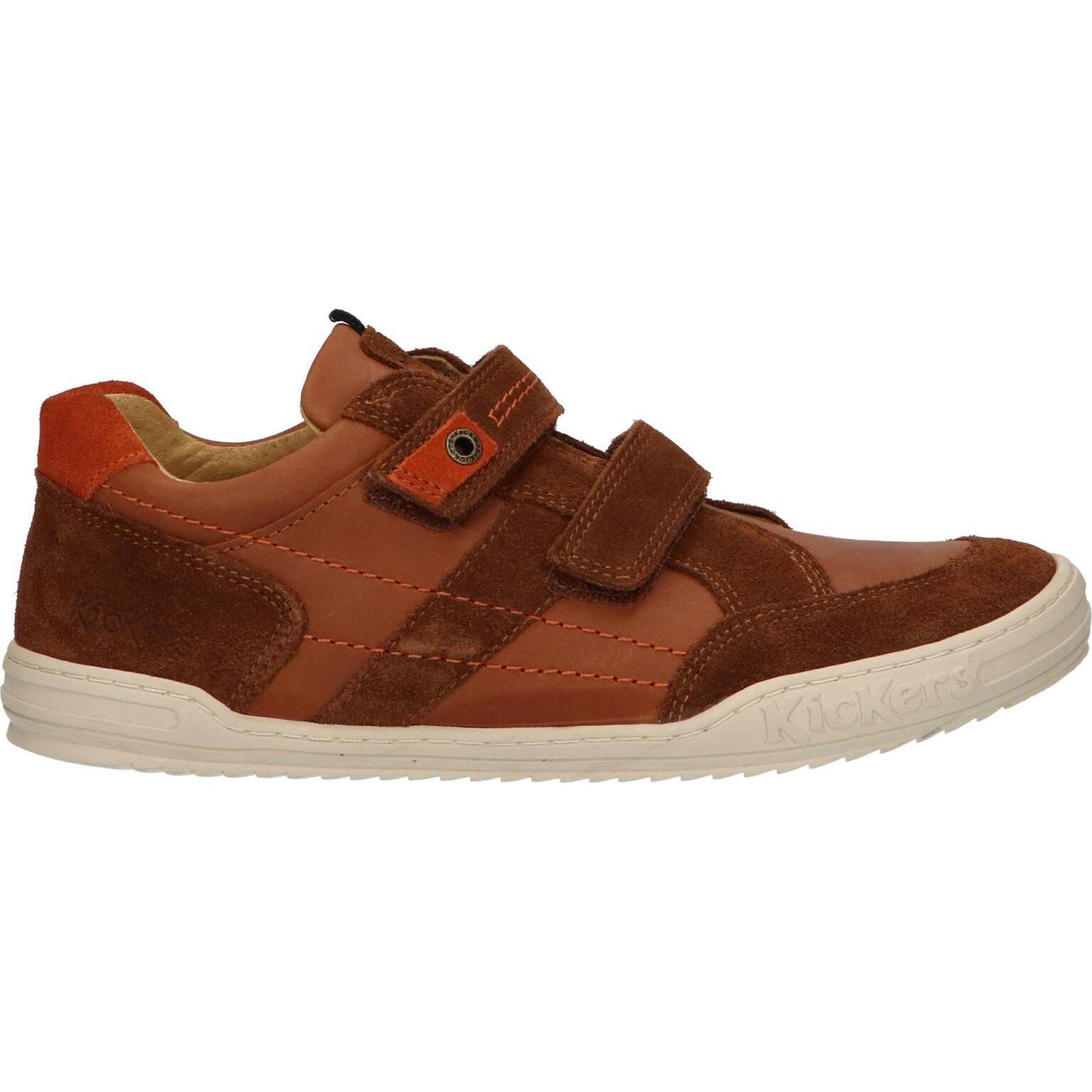 Kickers women's and girls and boys' sneakers 741160 -30 jammi 9 brown