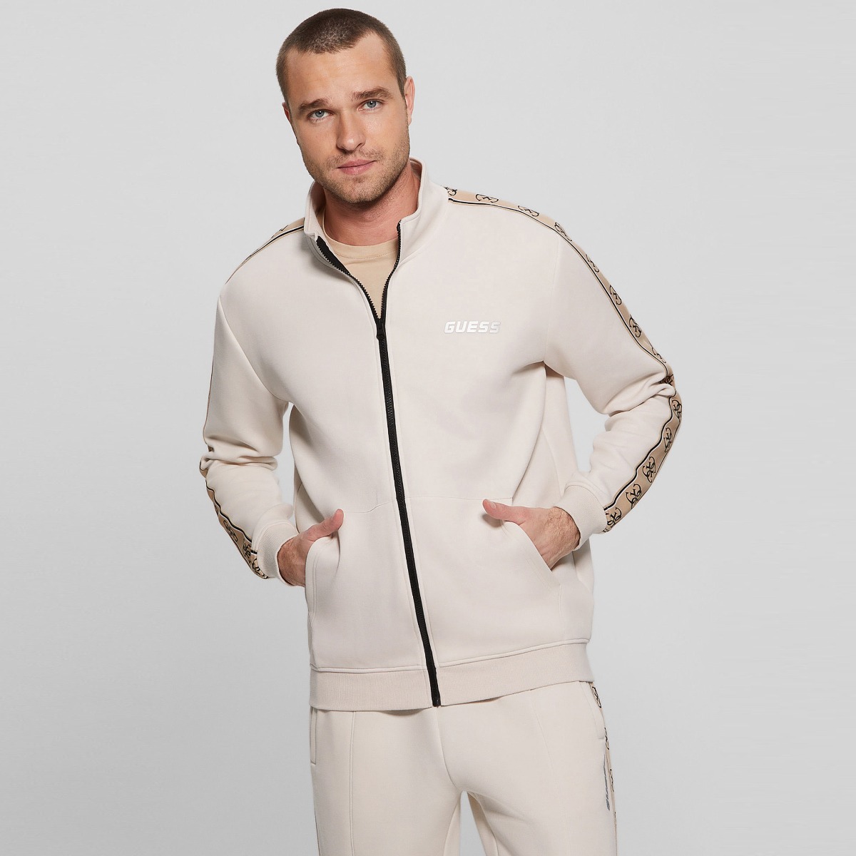 Guess Chaqueta Beige Z2YQ10-G9L9 , para Hombre