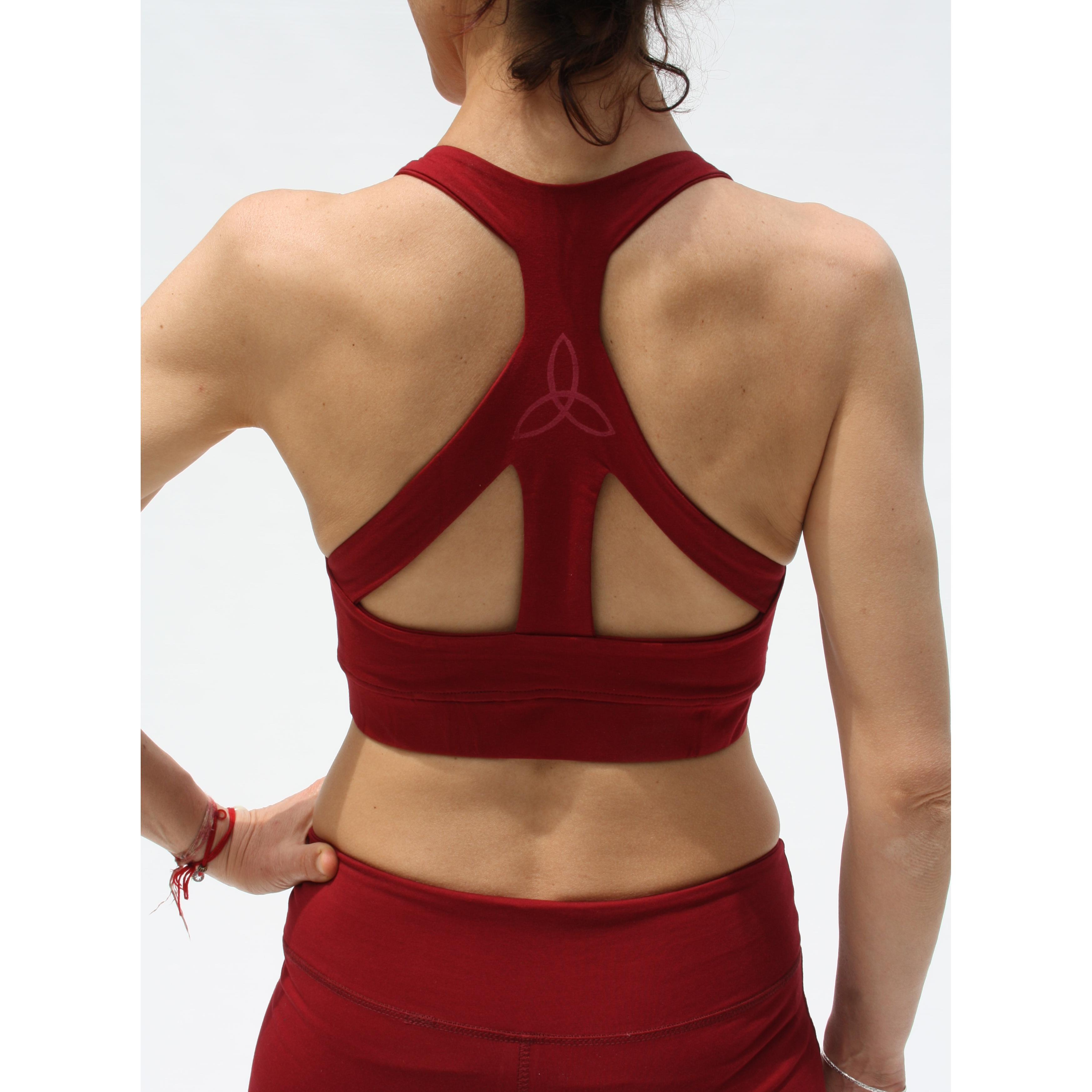 EL Top de Yoga ANOUSHKA de Mujer Resistente y Cómodo - Sujetador Fitness para Entrenamiento de Yoga, Pilates y Zumba