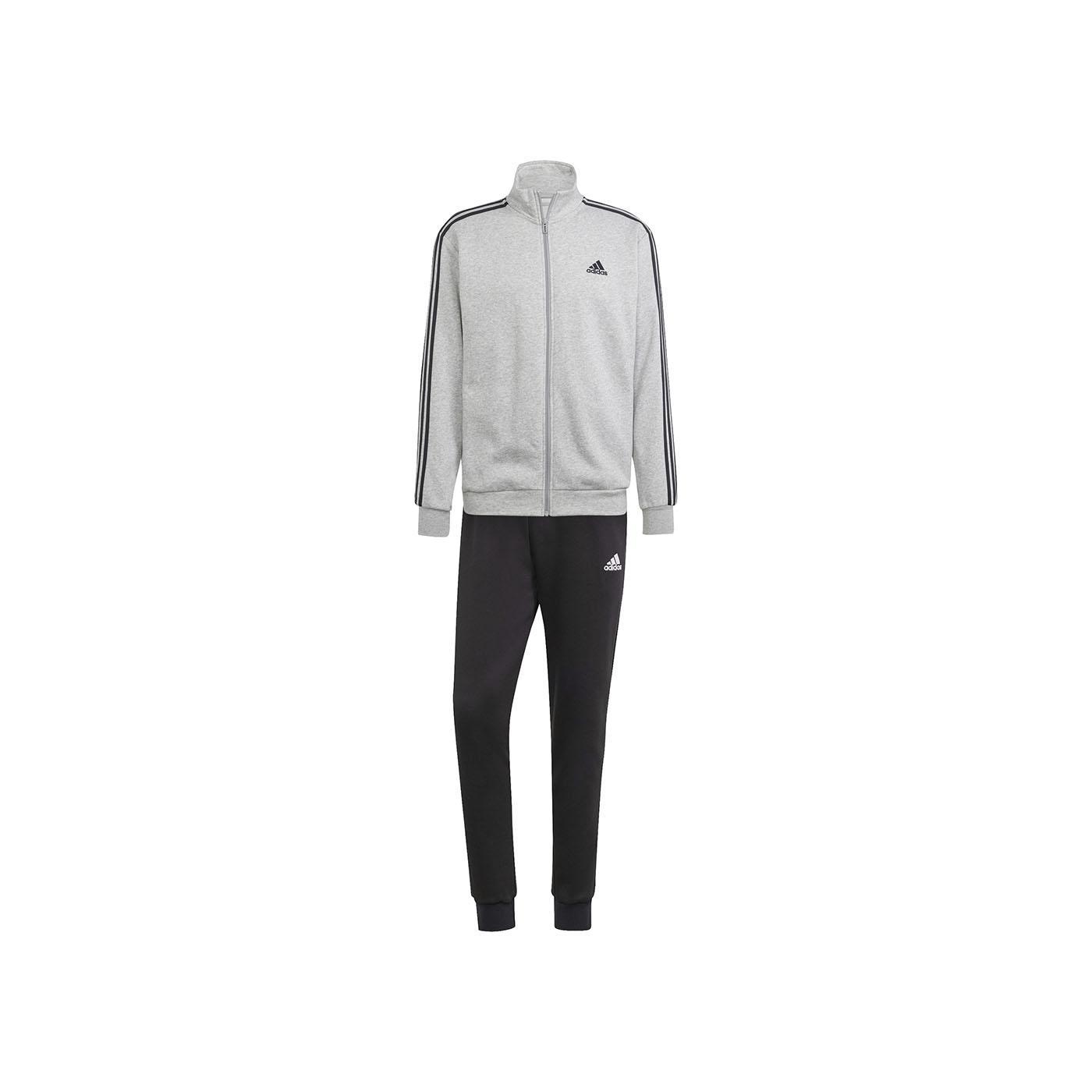Chándal Hombre adidas 3Stripes Gris/Negro