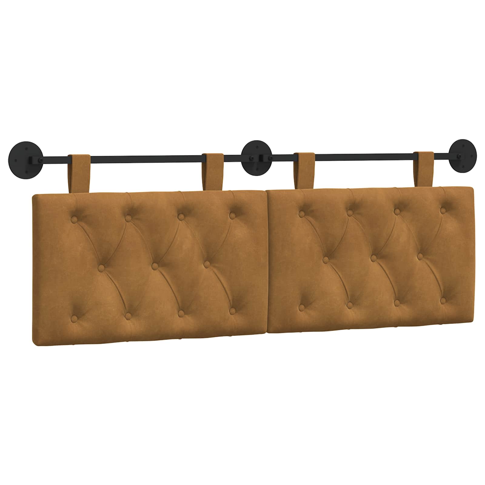 vidaXL Cabecero colgante Terciopelo 150 x 55 x 7 cm Multicolor