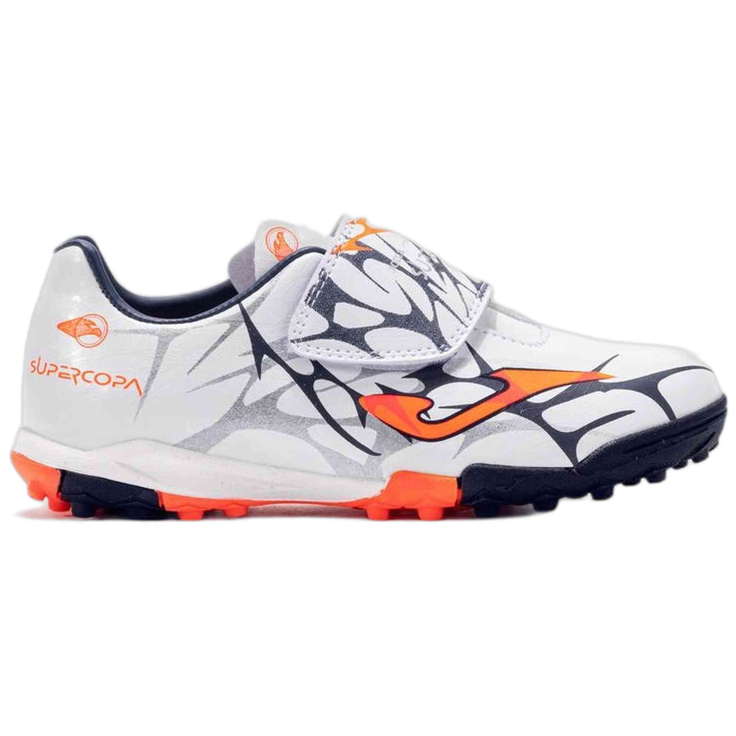 Calzado Joma modelo Super Copa Jr 2502 Blanco Turf en color Blanco