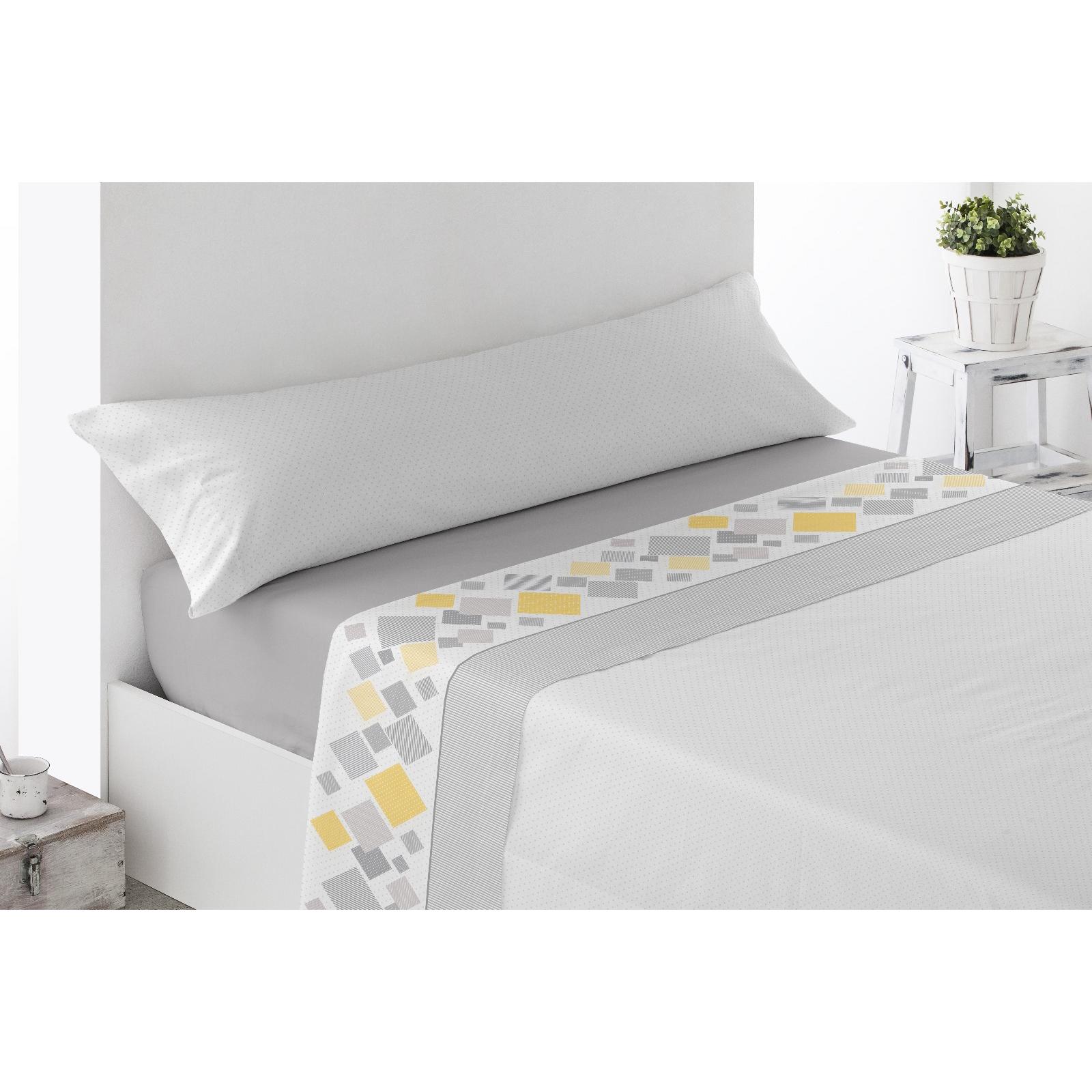 Energy Colors Textil-Hogar -Juego Sabana Pirineo 3 Piezas- Tela Polar Cama 135 y 150