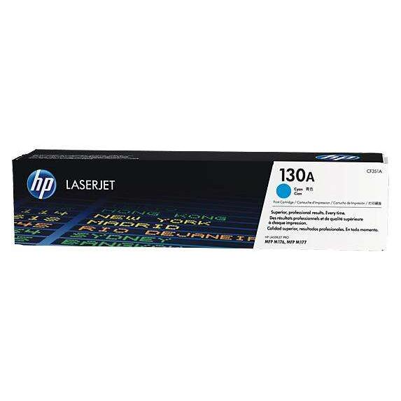 Hp cf351a cyan cartucho de toner original - 130a