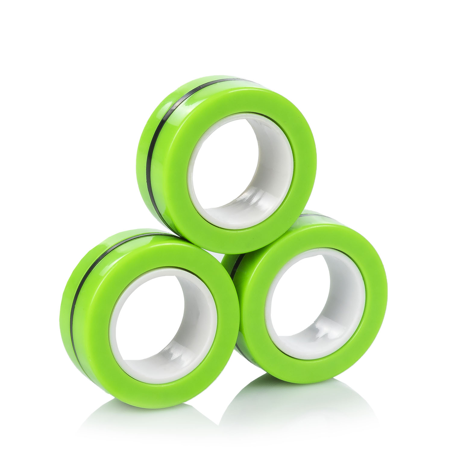 DAM. Magnetic Fidget Rings, anillos magnéticos. Juguete antiestrés, ansiedad, concentración. 3x1x3cm.