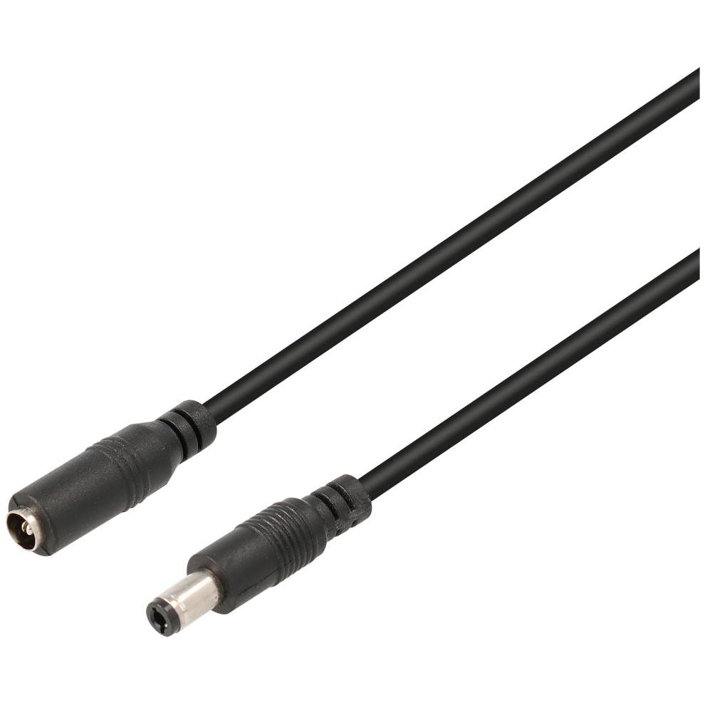 Conexión jack hueco 5.5x2.5mm Macho-Hembra 10,0m