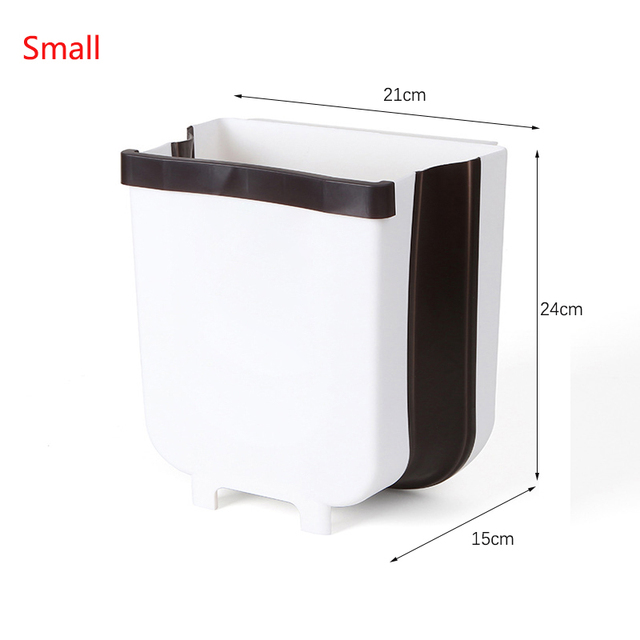 Euroxanty - Cubo de Basura Plegable Colgante para Cocina, Baño y Oficina con Gran Capacidad