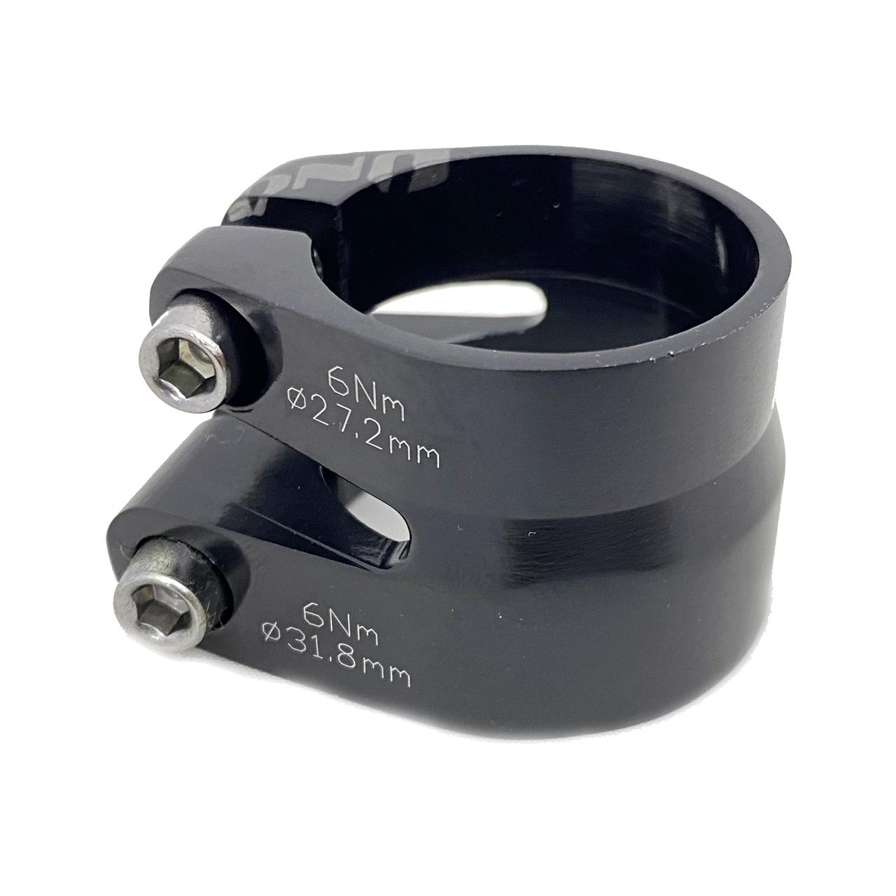 Abrazadera Tija De Sillin Gorilla Park Uno - 38Gr, Doble Tornillo, Aluminio Cnc, Para Cuadro De Ø31,8 Mm Y Tija De Ø27,2 Mm, Ideal Para Mtb, Bmx, E-Bike E Infantil 15374