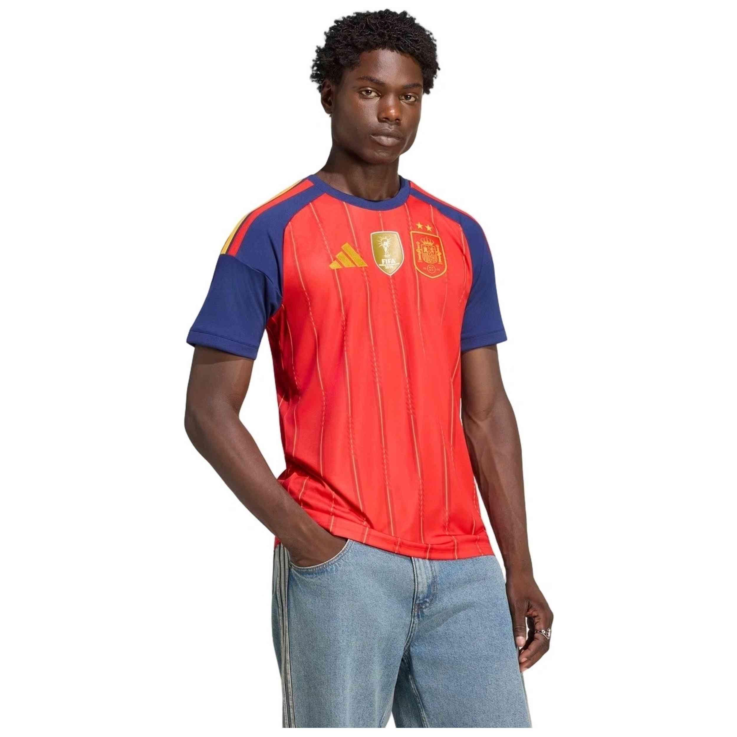 Camiseta De Futbol Adidas modelo Spain 26 Home Winner Jersey "Vivid Red" para hombre y mujer en color Rojo