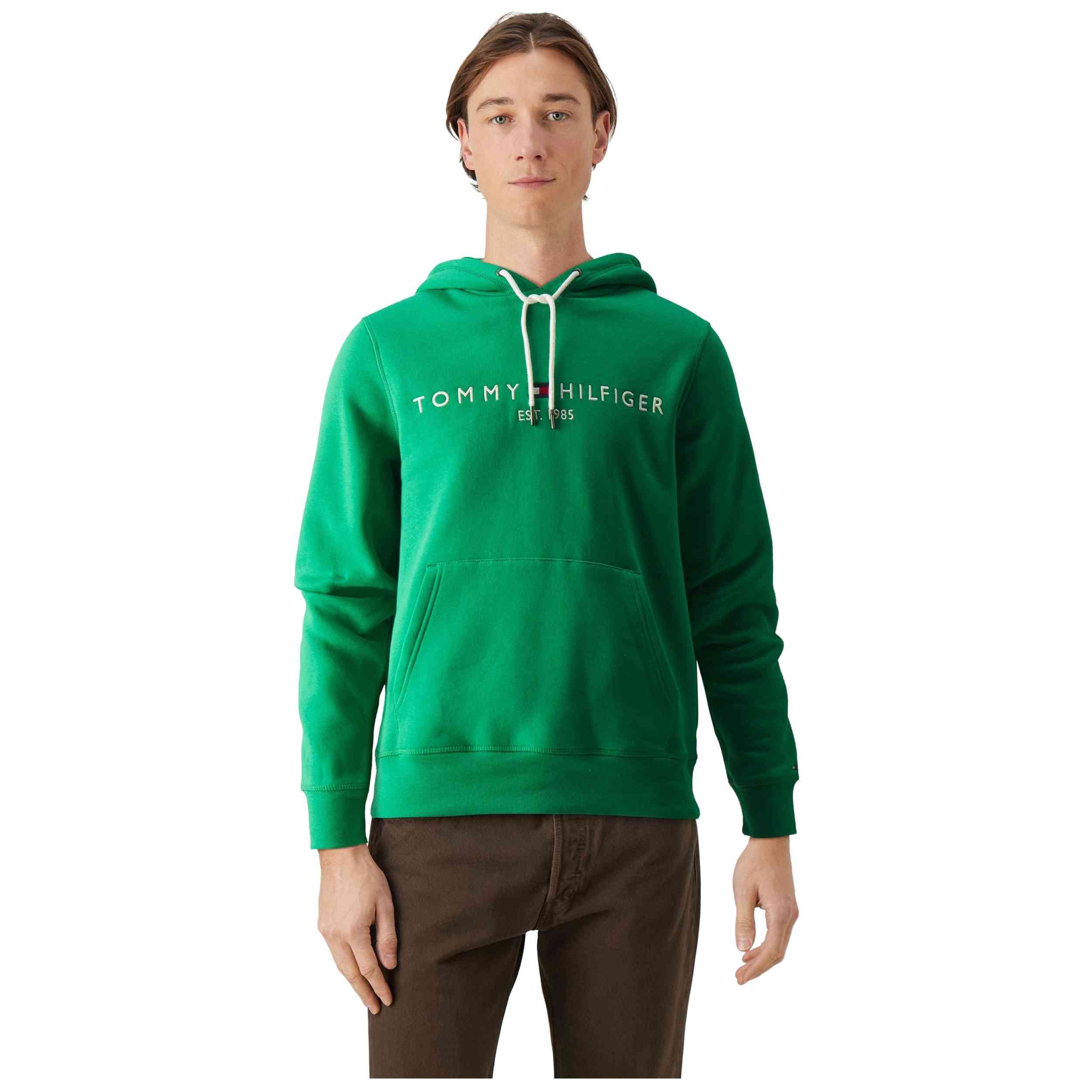 Sudadera Con Capucha Tommy Hilfiger modelo MW0MW11599L4B para Hombre en color Verde