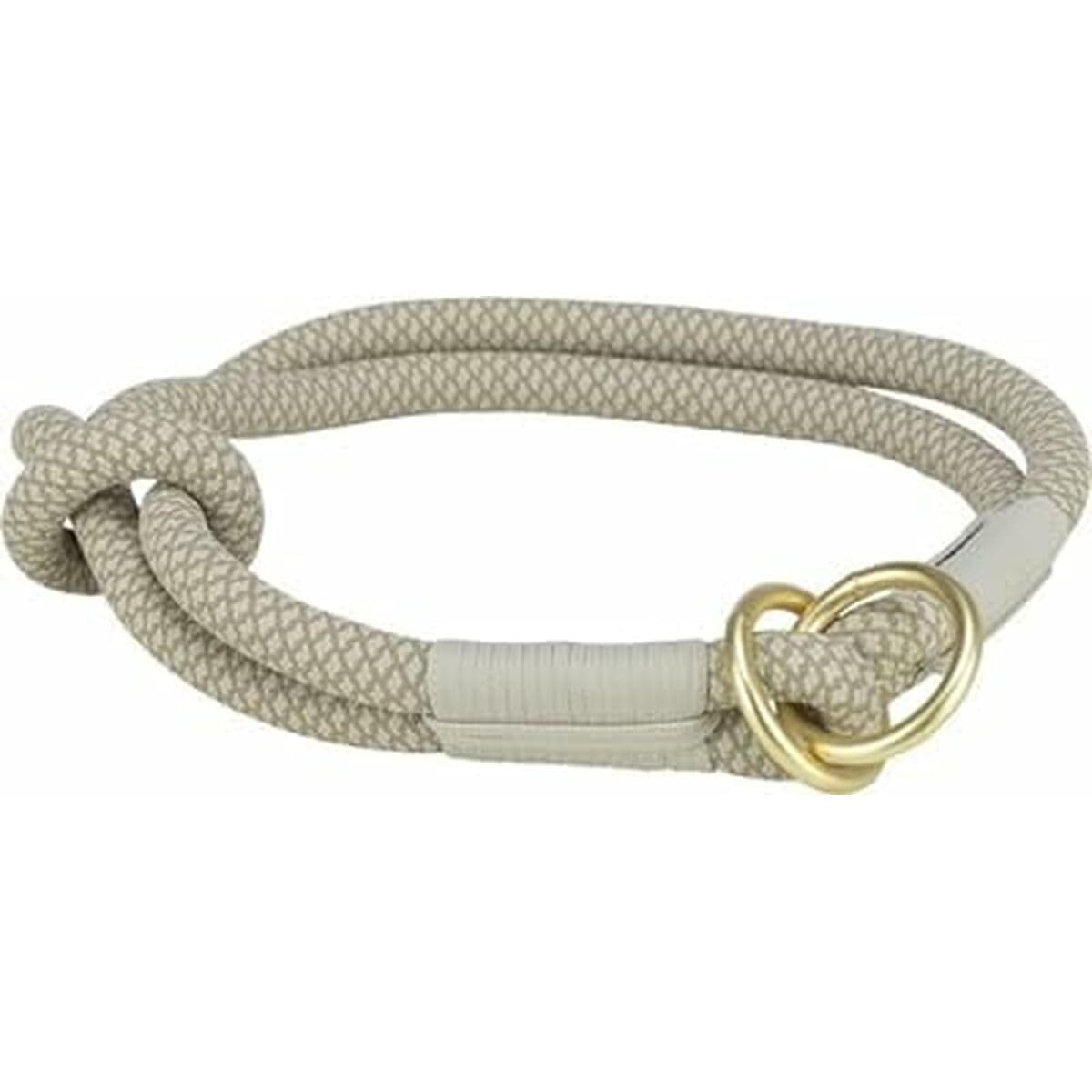 TRIXIE Soft Rope semi-choke, XS–S: 30 cm/ø 6 mm, grey/light grey