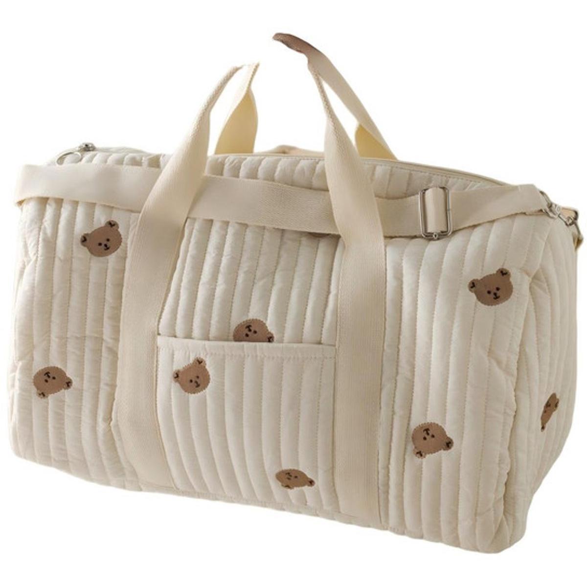 Om Home Bolsa de almacenamiento – Bolso multifuncional para mujer – Bolso de maternidad – Bolso de viaje – Bolso de fin de semana – Bolso para mamás – Bolso de hombro/bolso tote – Apto para llevar en la mano, al hombro o cruzado – Ideal para la preparació