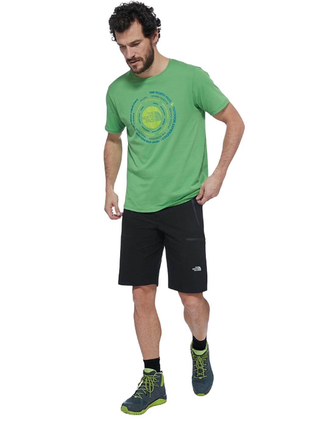 The North Face Pantalón Corto Exploration para Hombre - Ligero y Elástico para Senderismo en Verano con Bolsillos Prácticos