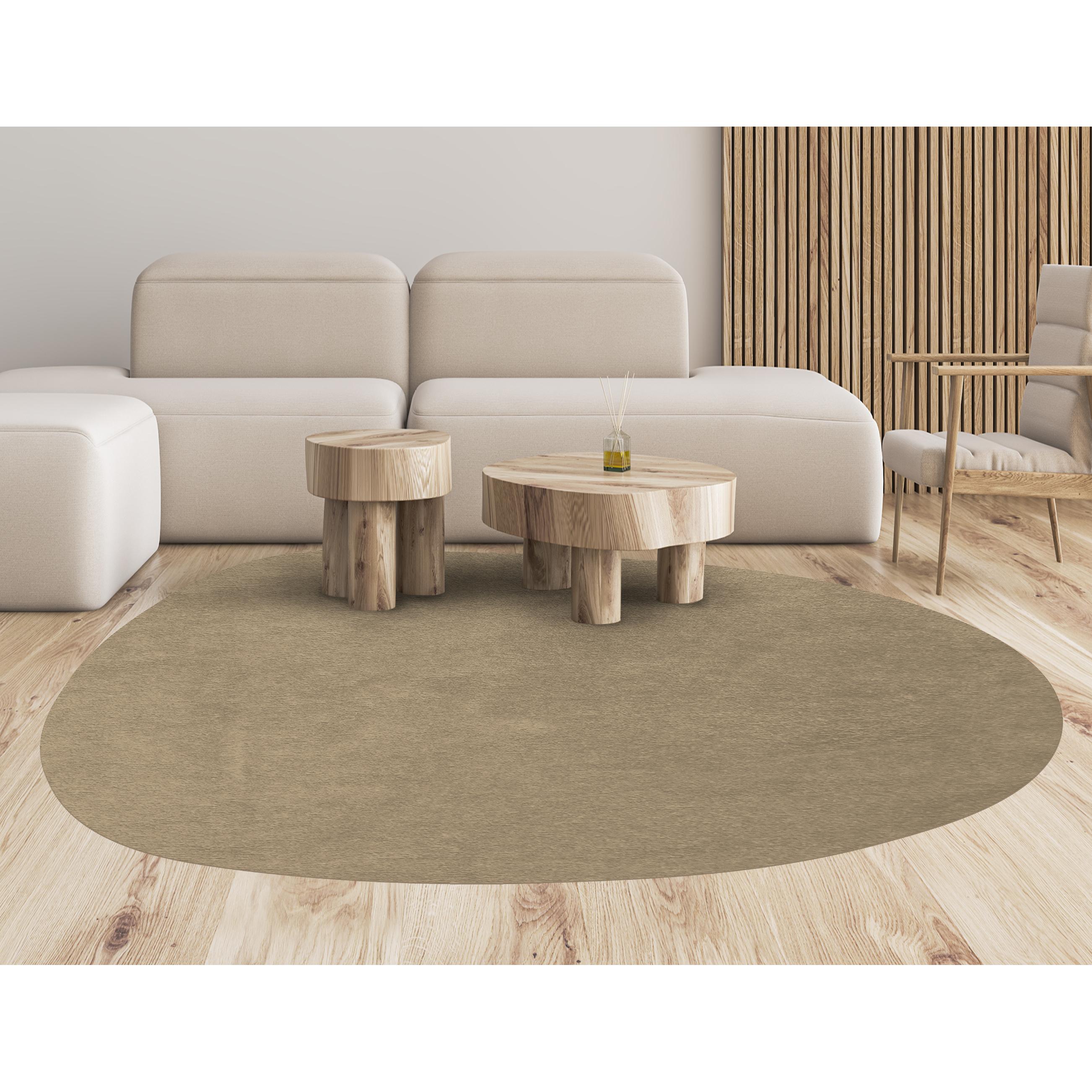 VINILIKO, Alfombra de vinilo Forma Color Topo 66x84
