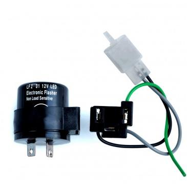 Rele 2 Pins Interm. Leds Negro   Ce U