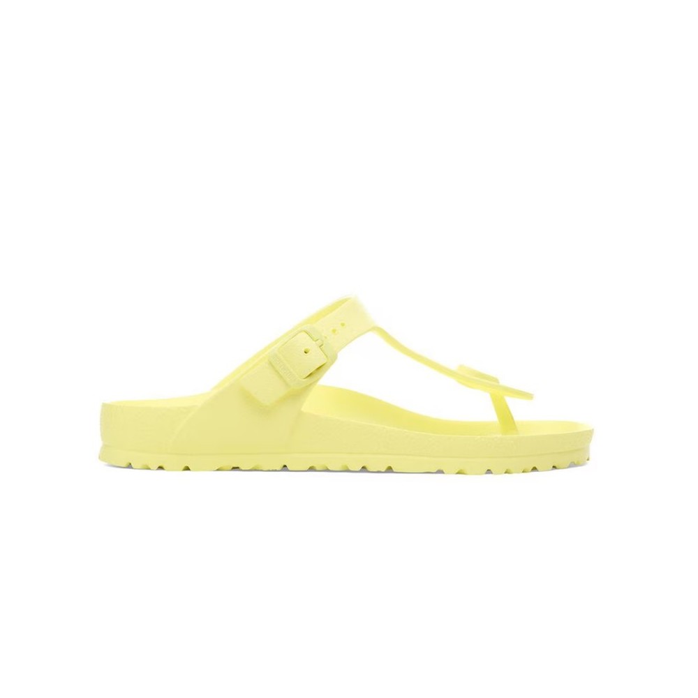 Sandalias Planas Mujer Birkenstock Gizeh Eva Amarillo