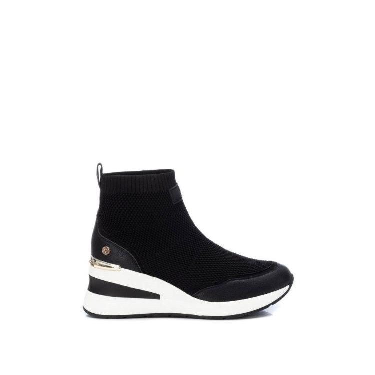 XTI Zapatillas Altas Mujer Negro - Cómodas Estilo Moderno