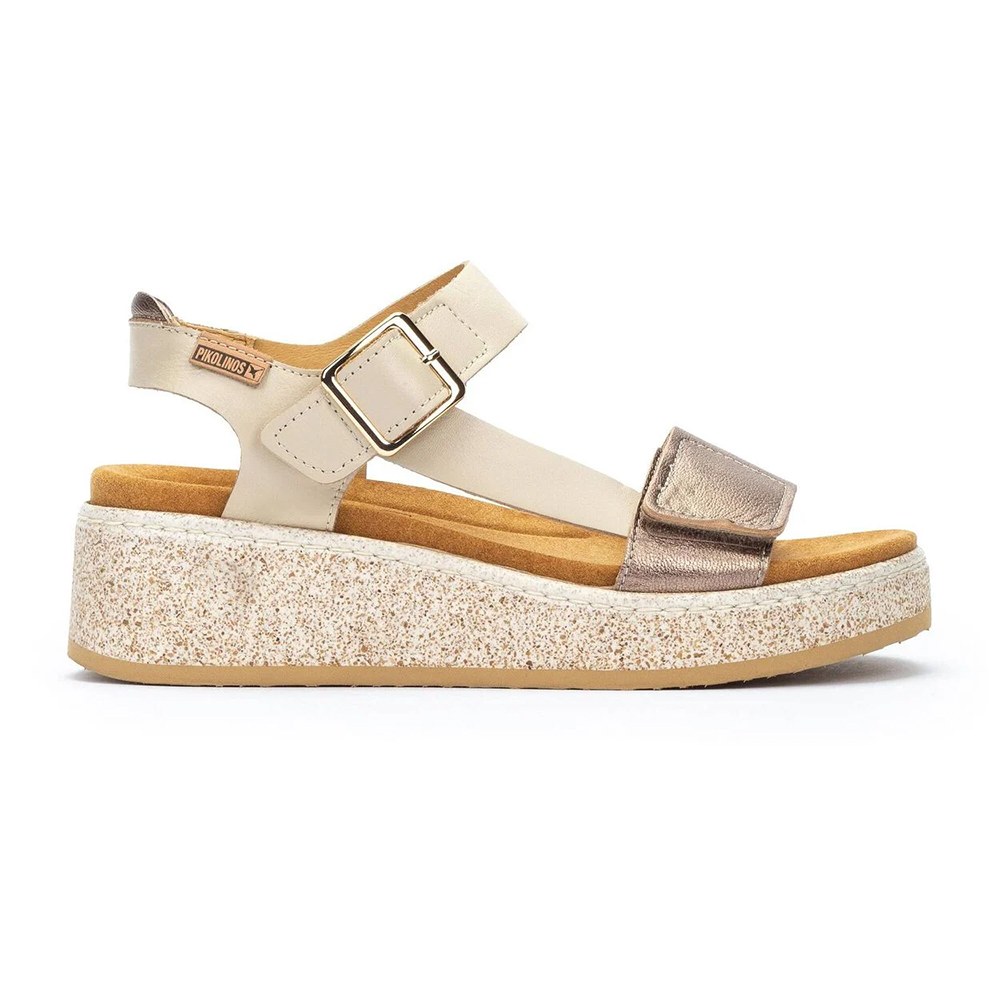 Shoes Sandalias Mujer marca Pikolinos modelo W9D-1527C1 para mujer en color marfil