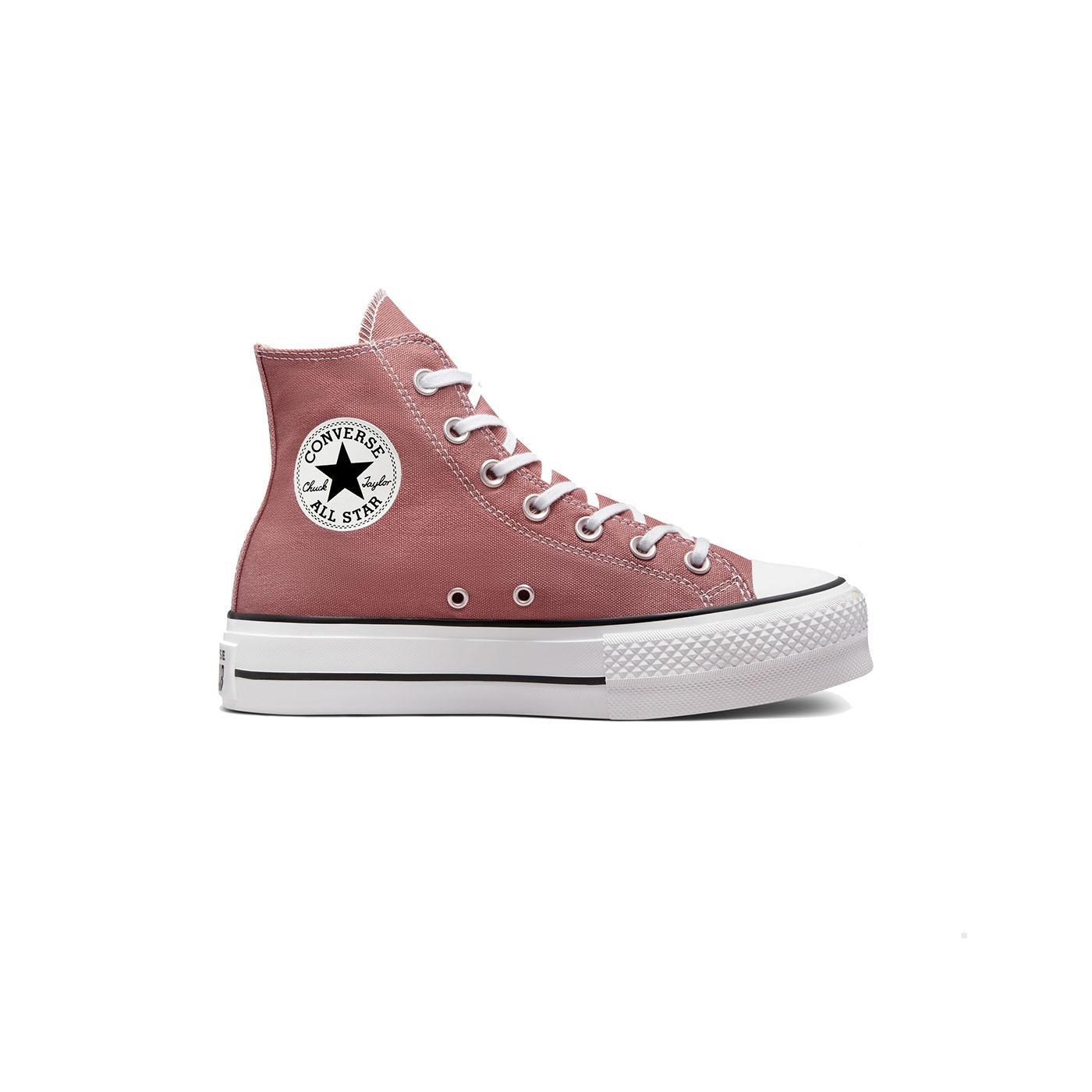 Zapatilla Mujer Converse Botín Platform Granate
