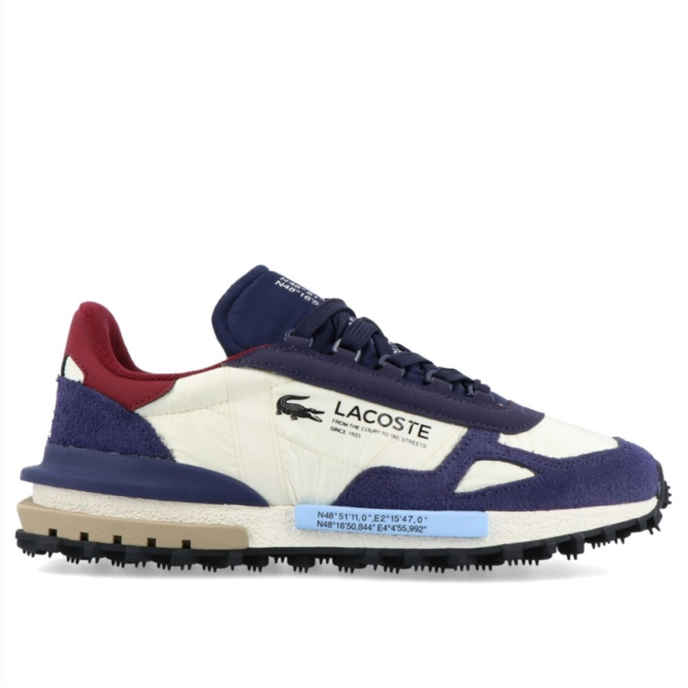 Zapatillas Azules Lacoste Elite Active 224 Navy Off White
