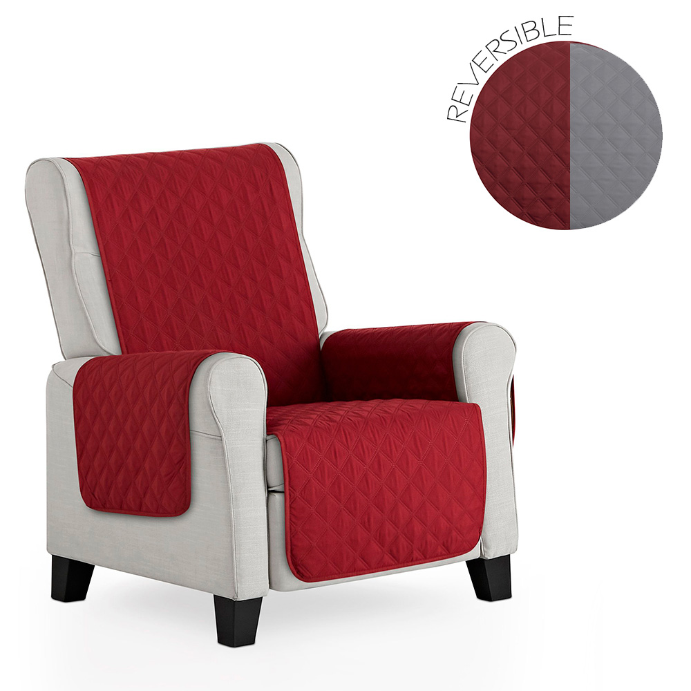NORDIC HOME Cubre Sillón Reversible Acolchado Mau
