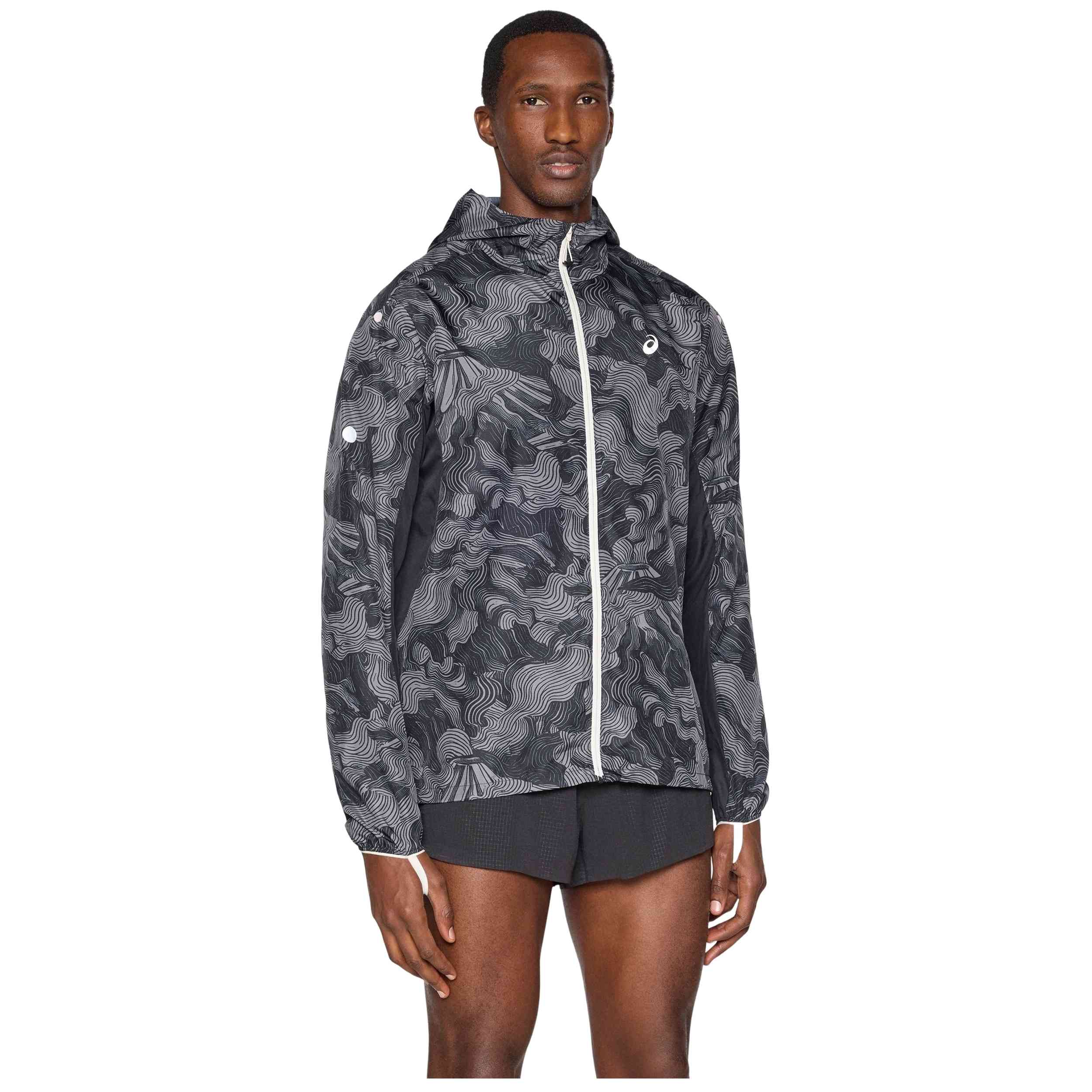 Chaqueta Asics modelo Fujitrail para Hombre en color Negro