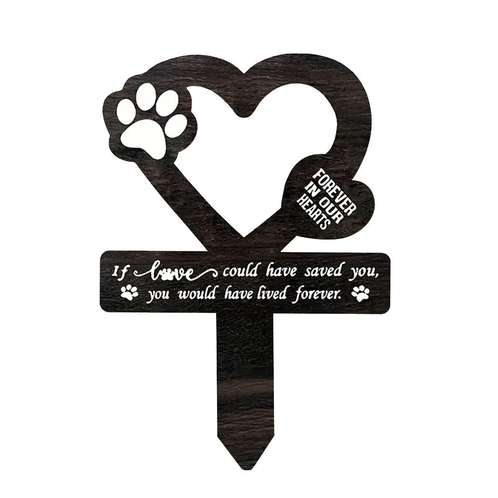 Placa conmemorativa para perros, placa conmemorativa acrílica impermeable para mascotas, placa conmemorativa para cementerio.