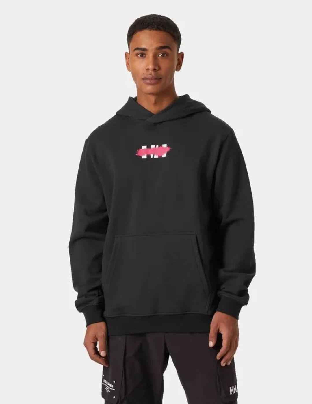 Sudadera HH Fleece Graphic hoodie Negra