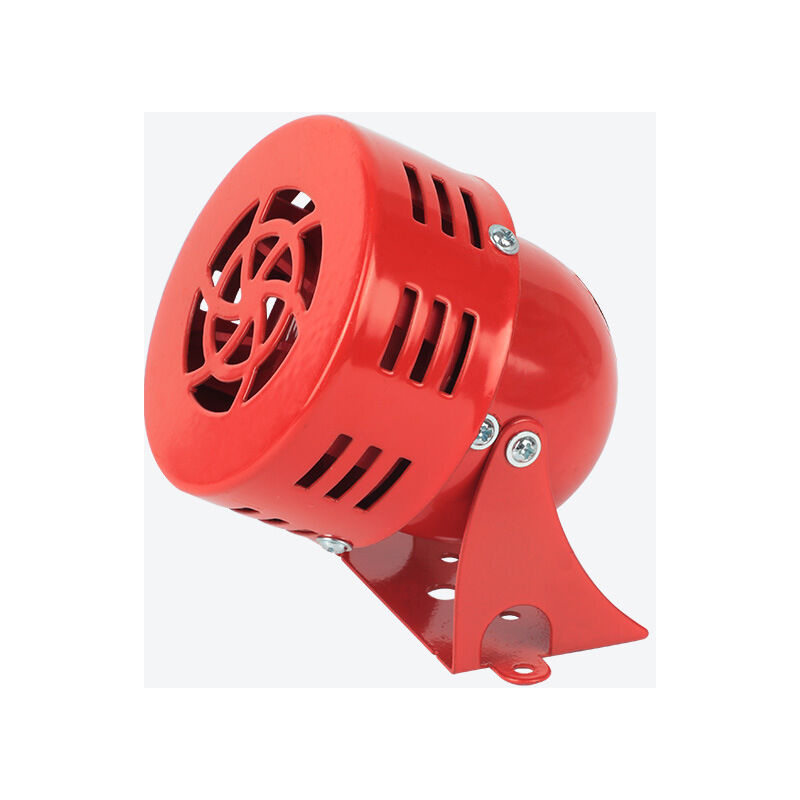CA Sirena con Cable Mini, 220V, 110Db, Alarma de Motor Metálico, Sonido Industrial