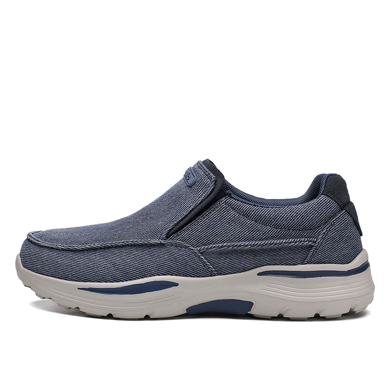 TK Zapatos De Lona Para Hombre Mocasines Transpirables Deportivos Casual Comodidad Breathing Zapatillas Para Caminar