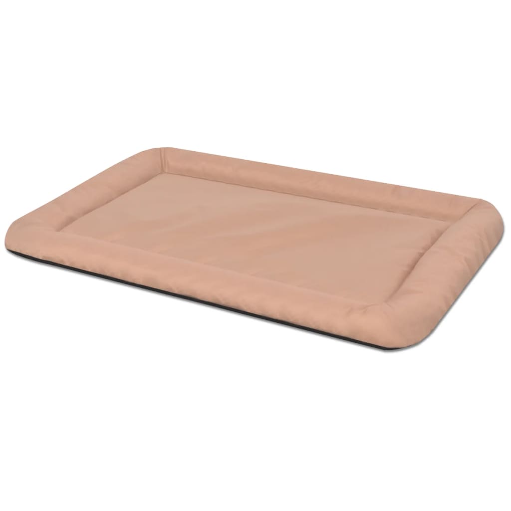 vidaXL Colchón Cama de Perros Lavable Cómoda Tamaño M Mascotas Animales Color Beige,  Gris,  Marrón y mas