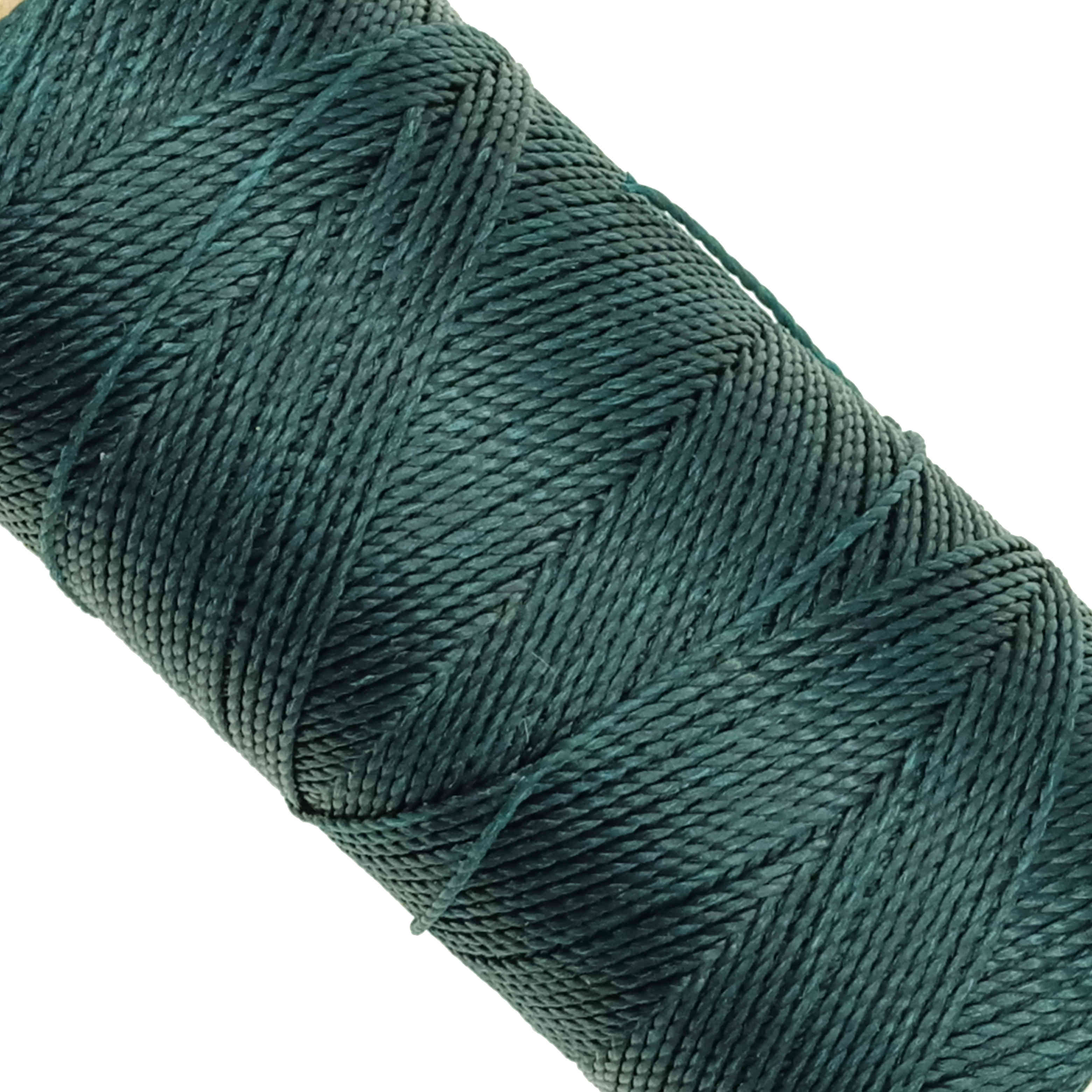 Bobina de hilo encerado Linhasita para macrame y coser cuero - 1mm, 100gr/170 metros