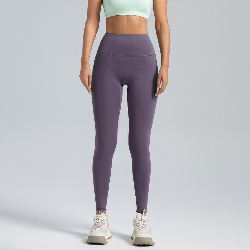TK Pantalones de yoga con cintura alta y realce de cadera sin línea T, mallas para correr con control de abdomen y sensación de desnudez