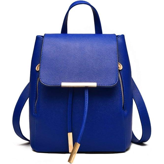 Esta elegante mochila para mujer está hecha de cuero sintético, adecuada para viajes y uso diario, y está hecha de material PU