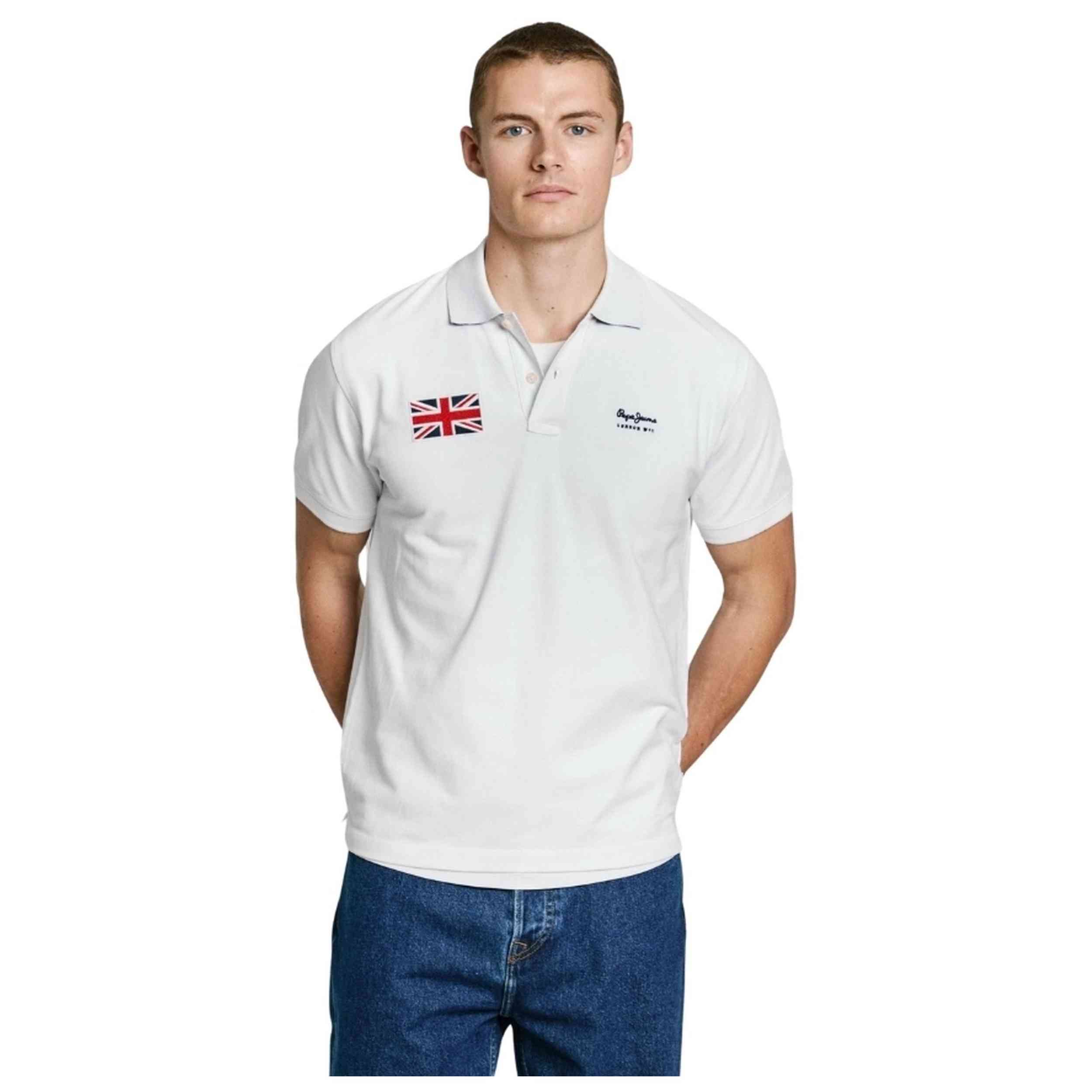 Polos De Manga Corta Pepe Jeans modelo PM542252-800 para Hombre en color Blanco