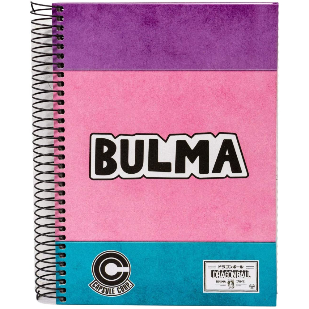 Dragon Ball Karactermania Cuaderno Rosa Junior - Superficie con Estampados